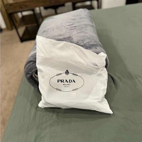 Prada Women’s Handbag Medium Size black Silver Hardware Comes With 2 Straps - Picture 8 of 8